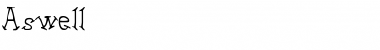 Download Aswell Regular Font Title Preview