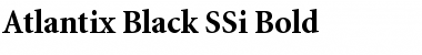 Download Atlantix Black SSi Bold Font Title Preview