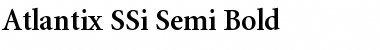 Download Atlantix SSi Semi Bold Font Title Preview