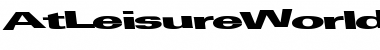 Download AtLeisureWorld76 Regular Font Title Preview