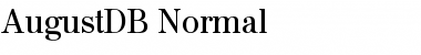 Download AugustDB Normal Font Title Preview