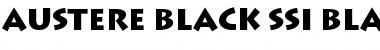 Download Austere Black SSi Black Font Title Preview