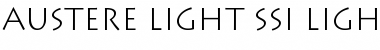 Download Austere Light SSi Light Font Title Preview