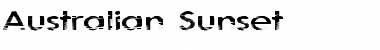 Download Australian Sunset Regular Font Title Preview