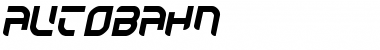Download Autobahn Regular Font Title Preview