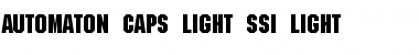 Download Automaton Caps Light SSi Light Font Title Preview