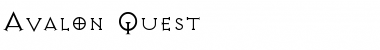 Download Avalon Quest Regular Font Title Preview