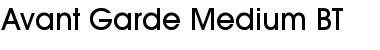 Download AvantGarde Md BT Medium Font Title Preview