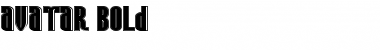 Download Avatar Bold Regular Font Title Preview