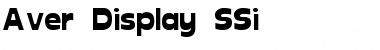 Download Aver Display SSi Regular Font Title Preview