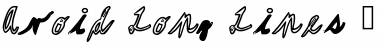 Download Avoid Long Lines 1 Font Title Preview