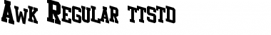 Download Awk Regular Font Title Preview