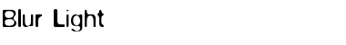 Download Blur Light Font Title Preview