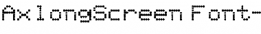 Download AxlongScreen_Font-Light Regular Font Title Preview