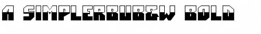 Download a_SimplerBUB&W Bold Font Title Preview