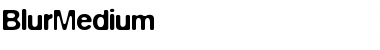 Download Blur Regular Font Title Preview