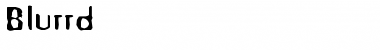 Download Blurrd Regular Font Title Preview
