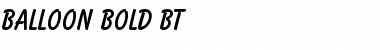 Download Balloon Bold Font Title Preview