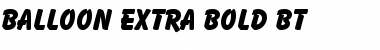 Download Balloon Extra Bold Font Title Preview