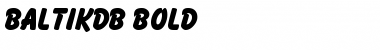 Download BaltikDB Bold Font Title Preview