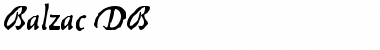 Download Balzac DB Medium Font Title Preview