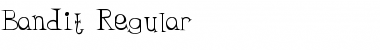 Download Bandit Regular Font Title Preview