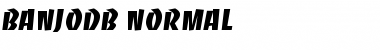 Download BanjoDB Normal Font Title Preview