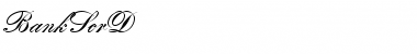 Download BankScrD Regular Font Title Preview