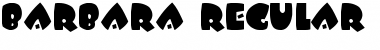 Download BARBARA Regular Font Title Preview