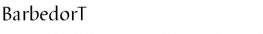Download BarbedorT Regular Font Title Preview