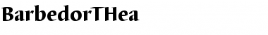 Download BarbedorTHea Regular Font Title Preview