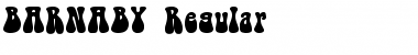 Download BARNABY Regular Font Title Preview