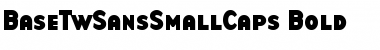 Download BaseTwSansSmallCaps Bold Font Title Preview