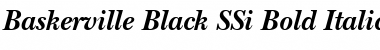 Download Baskerville Black SSi Bold Italic Font
