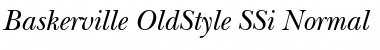 Download Baskerville OldStyle SSi Normal Font Title Preview