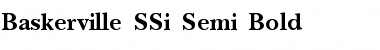 Download Baskerville SSi Semi Bold Font Title Preview