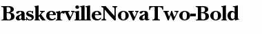 Download BaskervilleNovaTwo Bold Font Title Preview