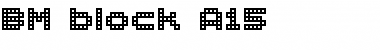 Download BM block A15 Font Title Preview
