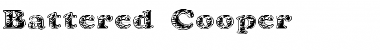 Download Battered Cooper Regular Font Title Preview