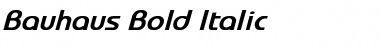 Download Bauhaus Bold Italic Font Title Preview