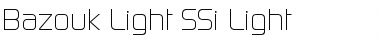 Download Bazouk Light SSi Light Font Title Preview