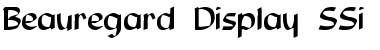 Download Beauregard Display SSi Regular Font Title Preview