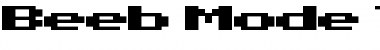 Download Beeb Mode Two Regular Font Title Preview