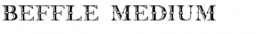 Download Beffle Medium Font Title Preview