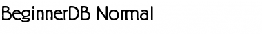 Download BeginnerDB Normal Font Title Preview