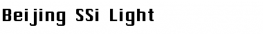 Download Beijing SSi Light Font Title Preview