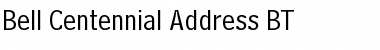 Download BellCent Add BT Address Font Title Preview