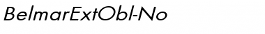 Download BelmarExtObl-No Regular Font Title Preview
