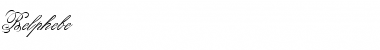 Download Belphebe Regular Font Title Preview