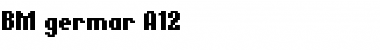 Download BM germar A12 Font Title Preview